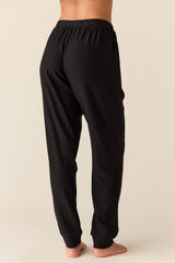Kelly Cloud Fleece Jogger in Noire