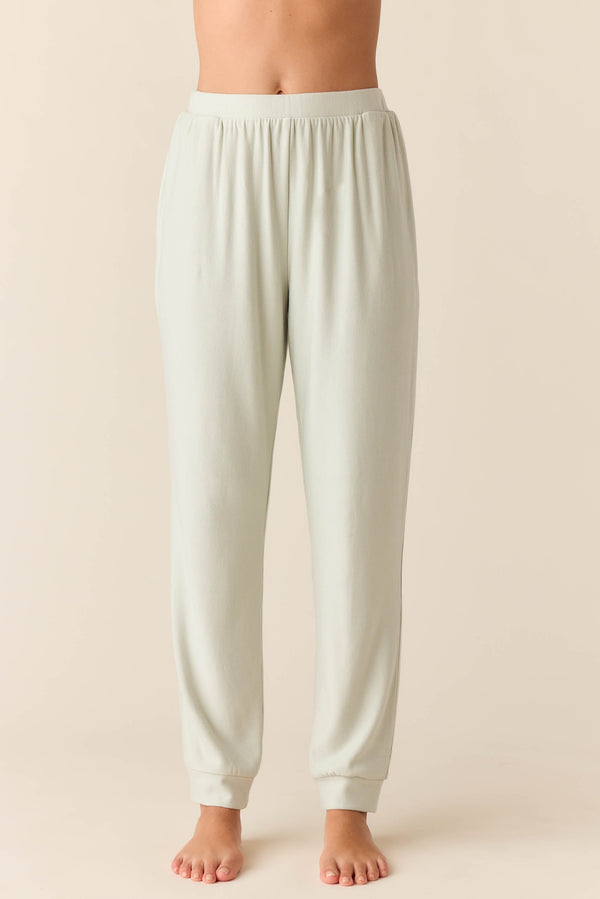 Kelly Cloud Fleece Jogger in Mist