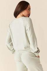 Kennedy Cloud Fleece Sweatshirt in Mist