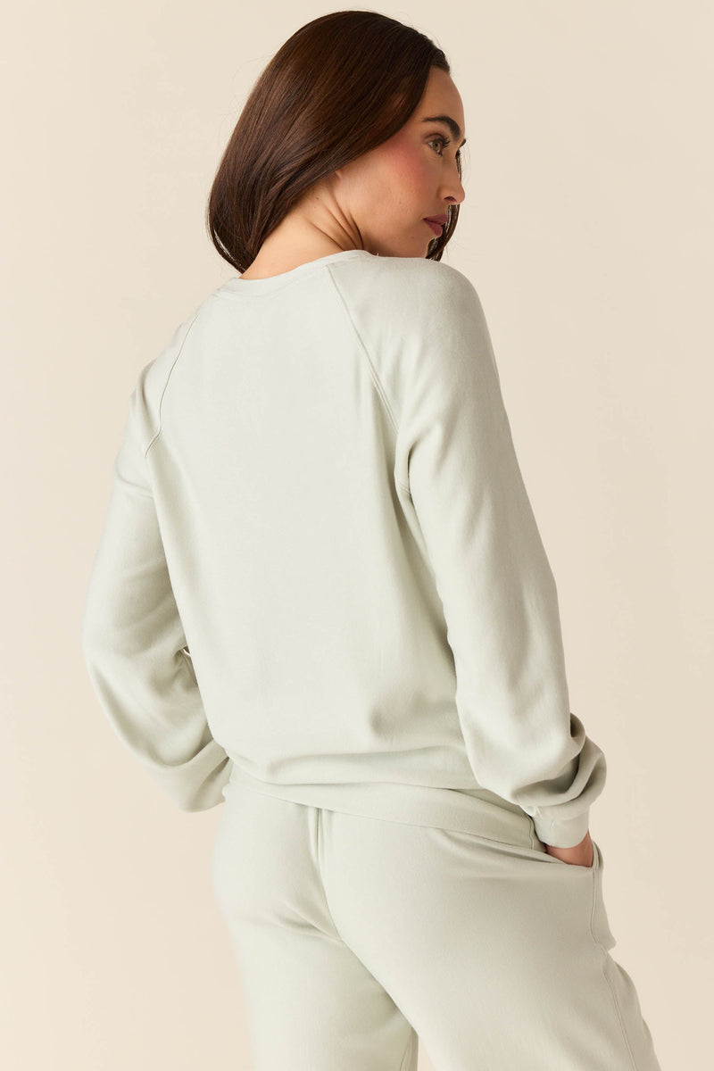 Kennedy Cloud Fleece Sweatshirt in Mist