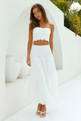 Enjoy Daylight Crop Top White