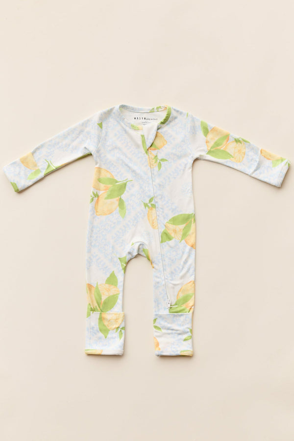 Ryder Cloud Jersey One Piece in Lemon Spritz