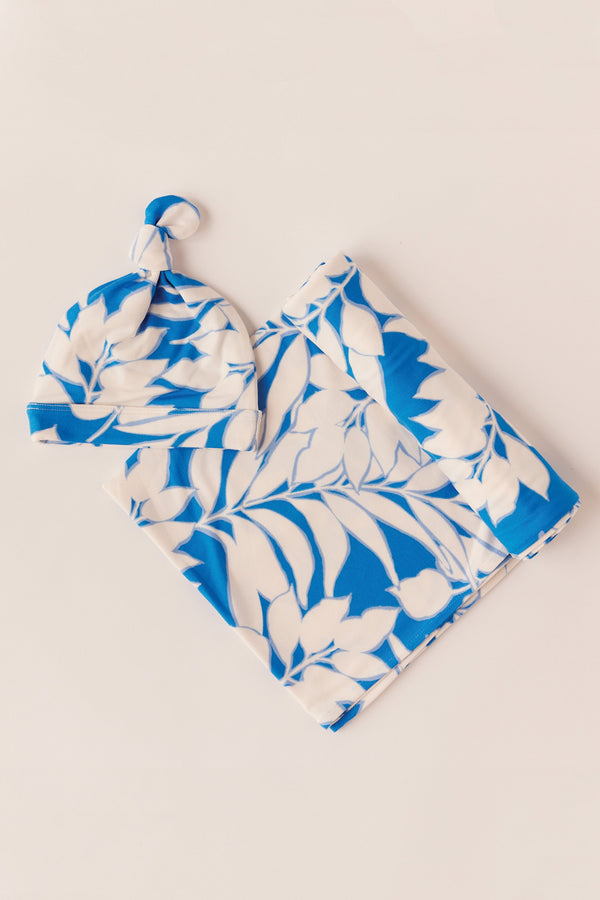 Swaddle & Beanie Cloud Jersey in Serene