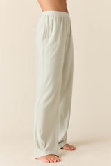 Sofia Cloud Fleece Wide Leg in Mist