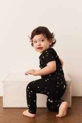 Viv Cloud Jersey Kids Set in Black Stars