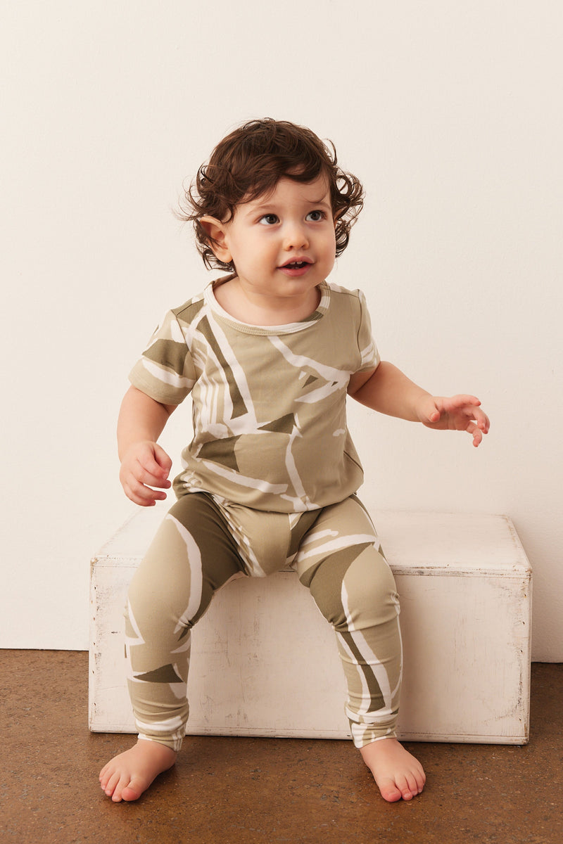 Viv Cloud Jersey Kids Set in Fern