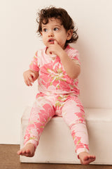 Viv Cloud Jersey Kids Set in Dahlia