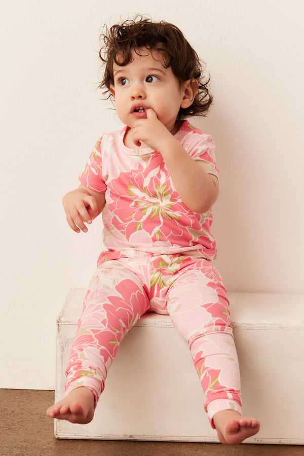 Viv Cloud Jersey Kids Set in Dahlia