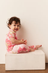 Viv Cloud Jersey Kids Set in Dahlia