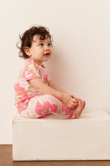 Viv Cloud Jersey Kids Set in Dahlia