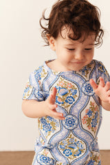 Viv Cloud Jersey Kids Set in Villeroy