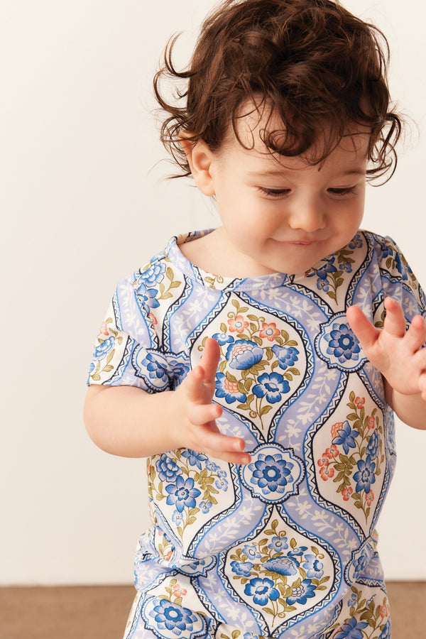Viv Cloud Jersey Kids Set in Villeroy