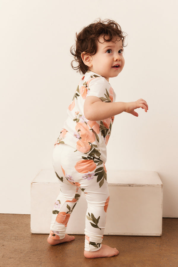 Viv Cloud Jersey Kids Set in Peaches & Cream