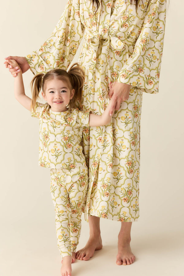Viv Cloud Jersey Kids Set in Fleur