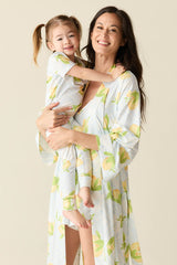 Viv Cloud Jersey Kids Set in Lemon Spritz