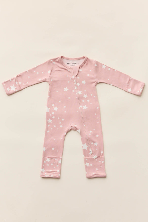 Ryder Summer Jersey One Piece in Blush Stars