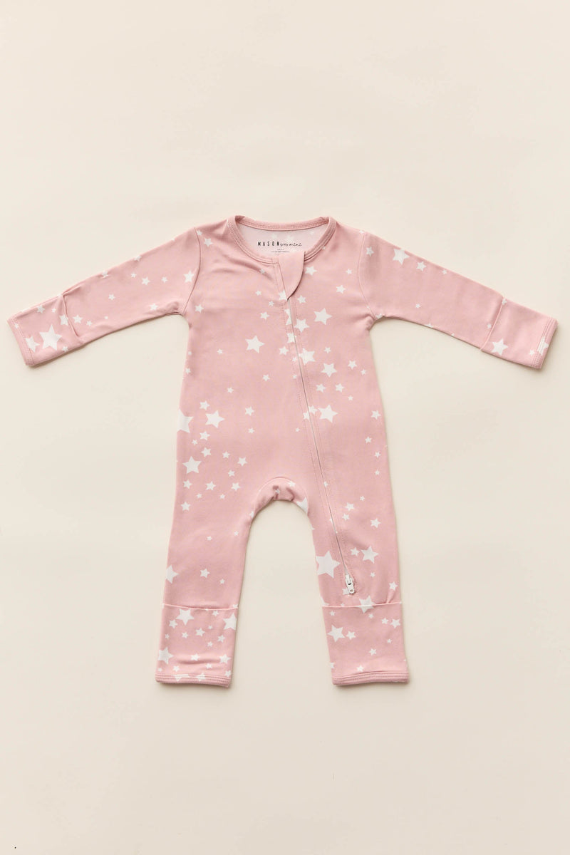 Ryder Summer Jersey One Piece in Blush Stars