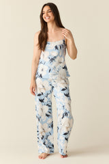Sienna Luxe Satin Cami Set in Gardenia