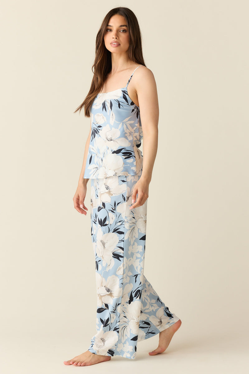 Sienna Luxe Satin Cami Set in Gardenia