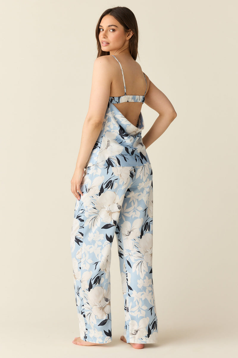 Sienna Luxe Satin Cami Set in Gardenia