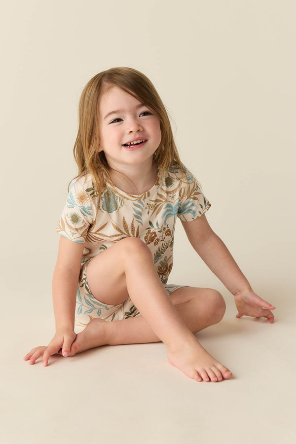 Wyatt Summer Jersey Kids Set in Oasis