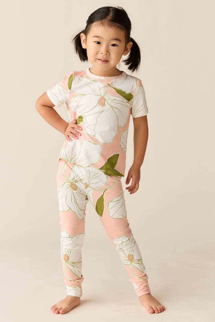 Viv Cloud Jersey Kids Set in Magnolia