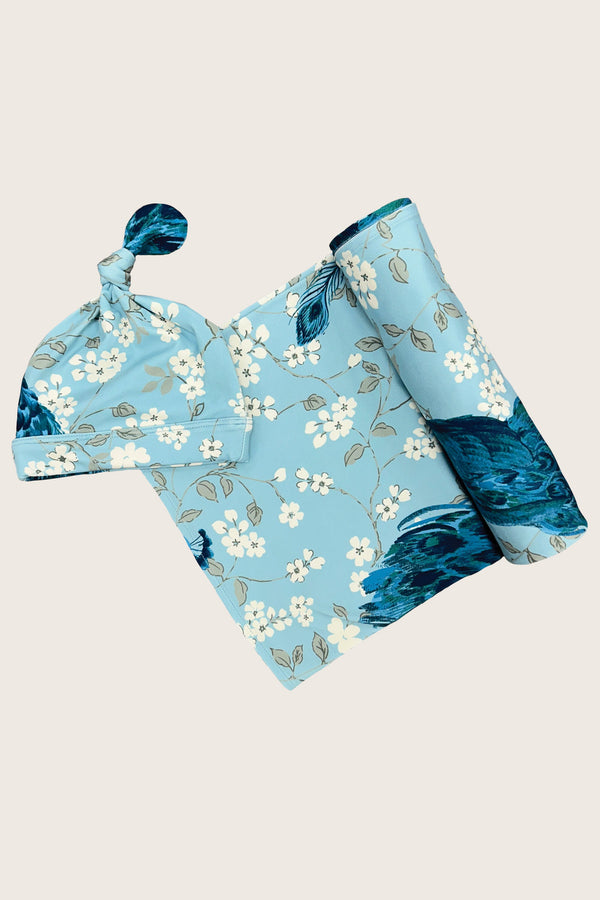 Swaddle & Beanie Cloud Jersey in Duchess